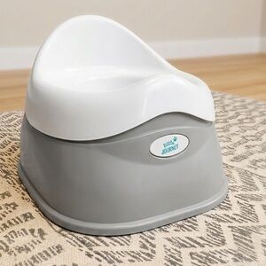 White and Gray Potty Chair